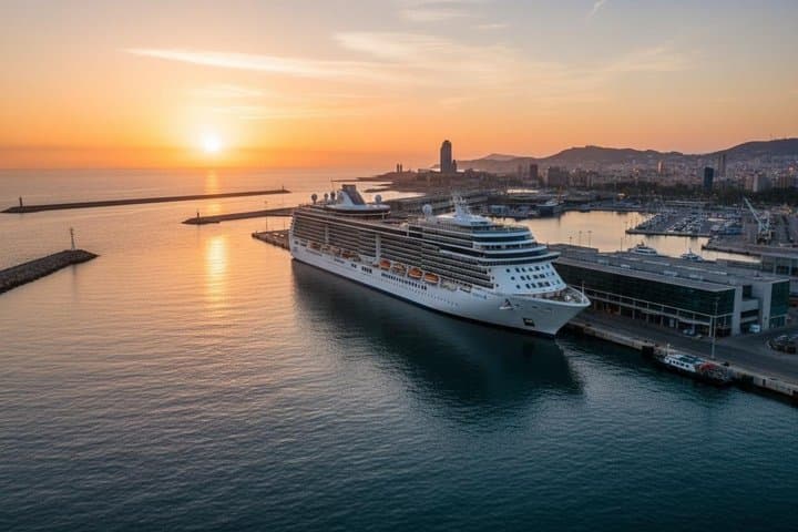 Barcelona Cruise Port to Sants Station Private Taxi Transfer