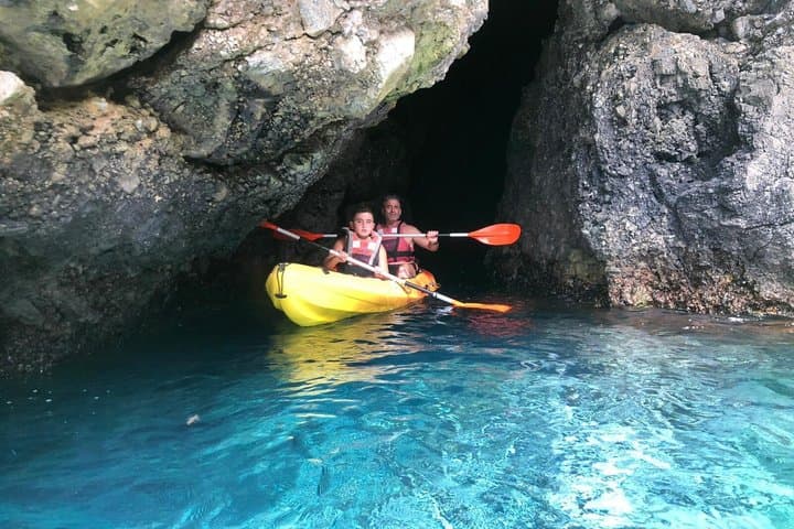 Route in Kayak natural landscape Maro-Cerro Gordo